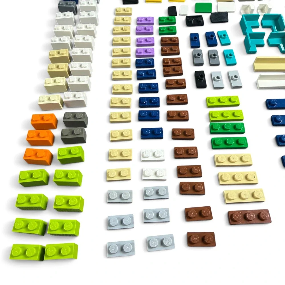 LEGO Mixed Brick Lot Assorted Colors Shapes Plates Slopes Specialty Pieces
